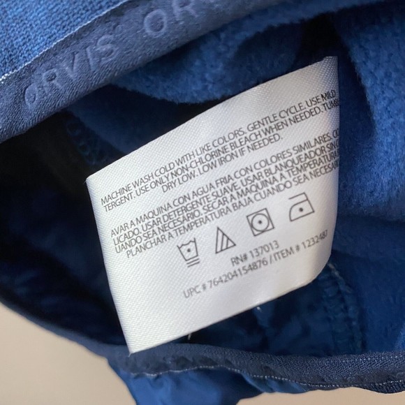 Orvis Mens Jacket Size Large Long Sleeve Full Zip Blue - Picture 8 of 9